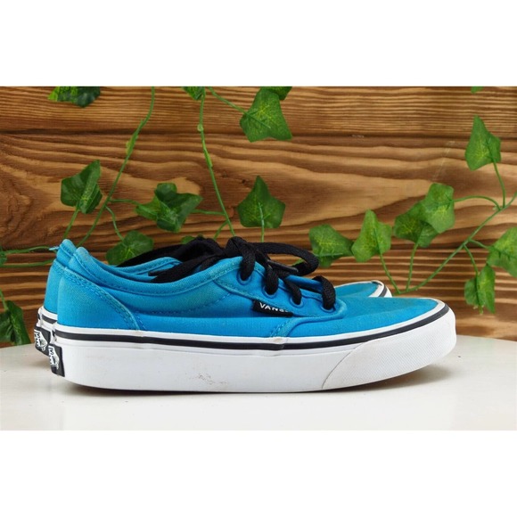 VANS Toddler‎ Girls 13.5 Medium Blue Skateboarding Fabric - Picture 4 of 8